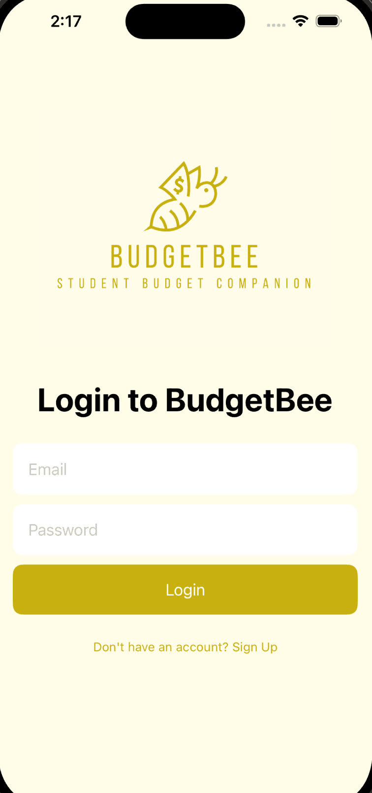 BudgetBee – iOS Budget Tracker